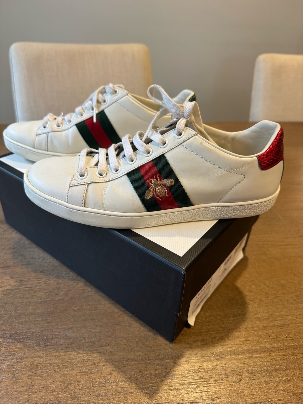 Gucci Ace sneaker with bumblebee